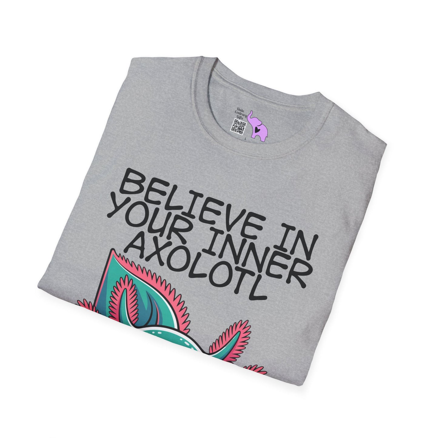 Believe In Your Inner Axolotl Adult T-shirt