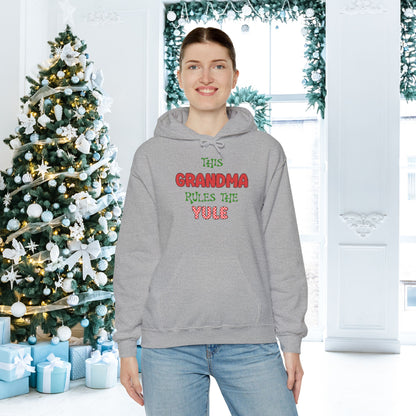 This Grandma Rules The Yule Adult Heavy Blend™ Hoodie