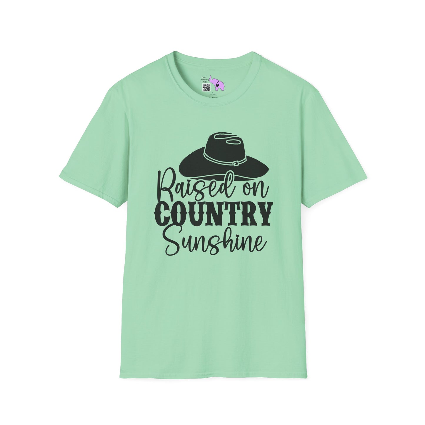 Raised On Country Sunshine Adult T-shirt