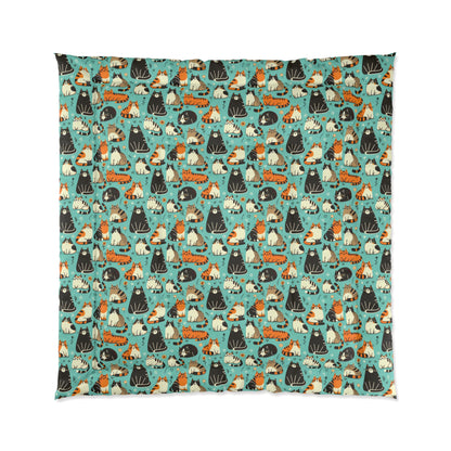 Whimsy Whiskers Comforter