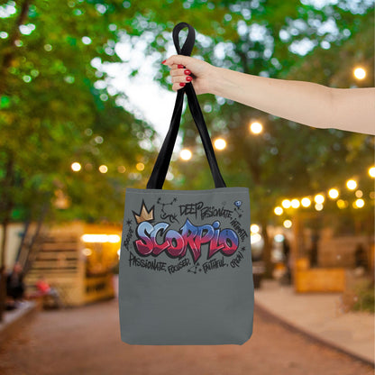 Scorpio Street Art Canvas Tote Bag