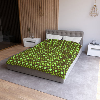 Pistachio Pinwheels Duvet Bedding Set