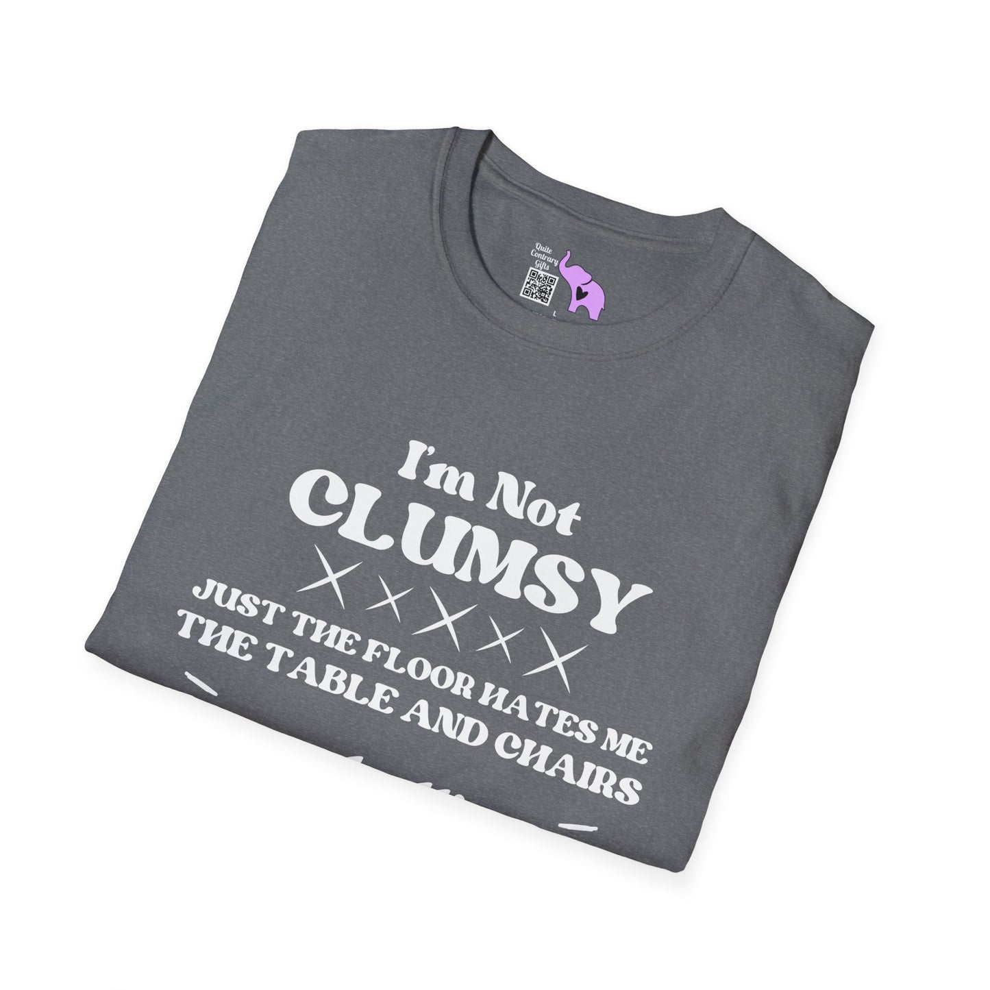 I'm Not Clumsy Adult T-shirt