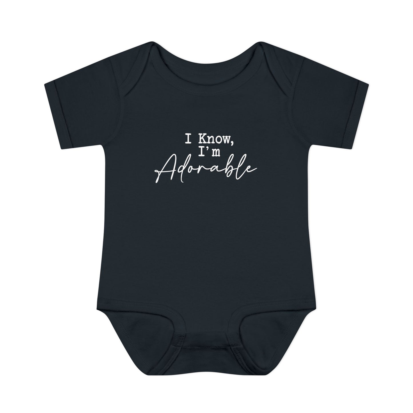 I Know I'm Adorable Infant Onesie