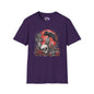 Halloween Graveyard w/Skull Adult T-shirt
