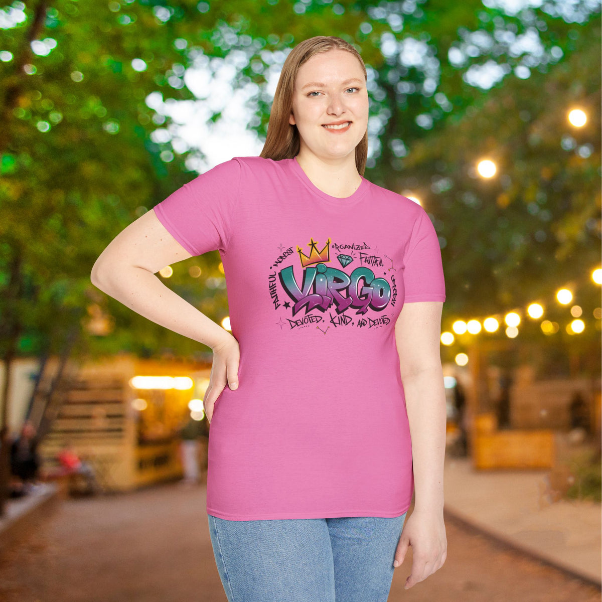 Virgo Street Art Adult T-shirt