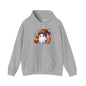 Cute Ghost and Pumpkins Heavy Blend™ Hooded Sweatshirt