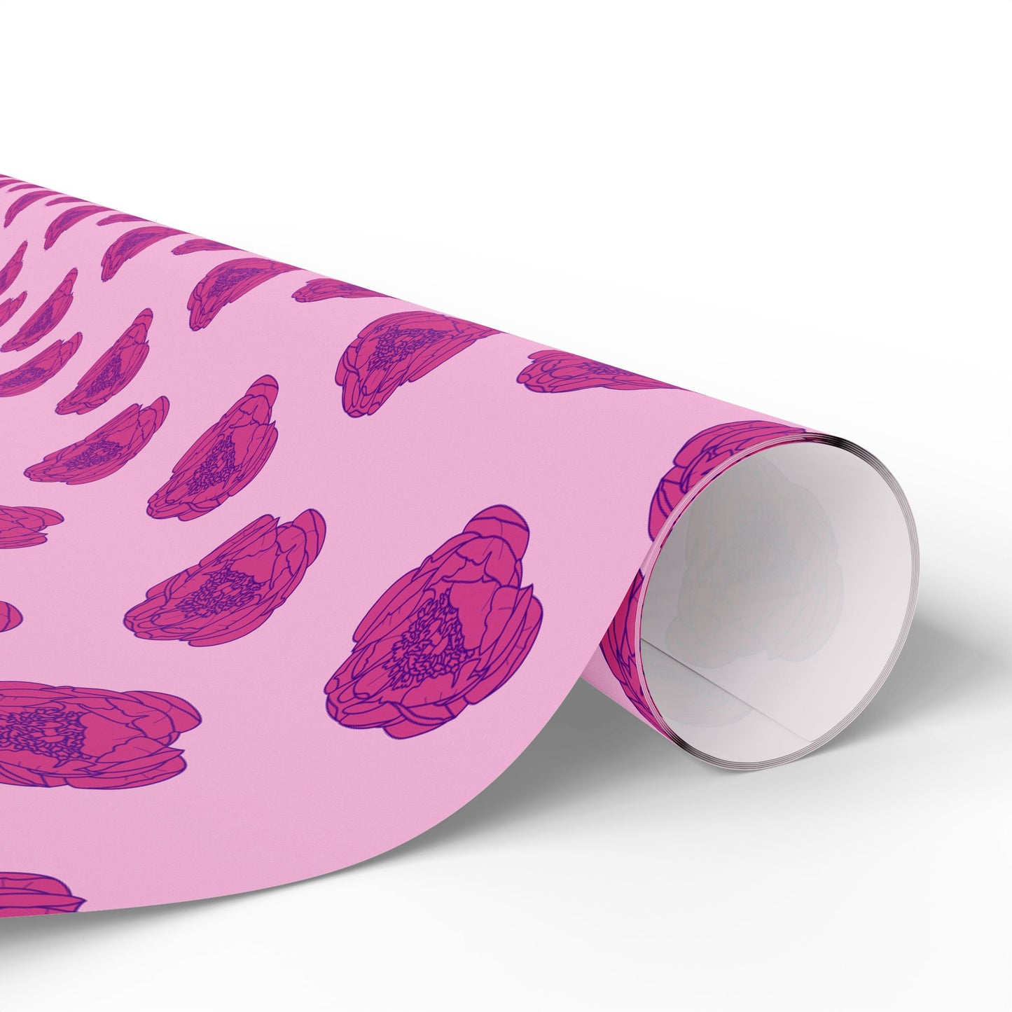 Rosy Dream Peonies Wrapping Paper