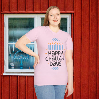 Happy Challah Days Adult T-shirt