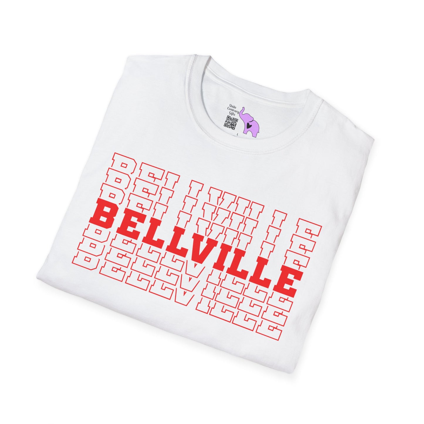 Bellville (Stacked) Adult T-shirt