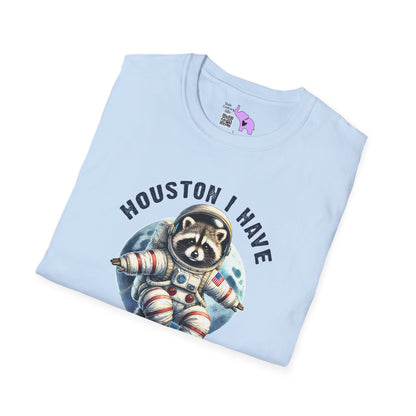 Astronaut Panda Houston I Have So Many Problems Adult T-shirt