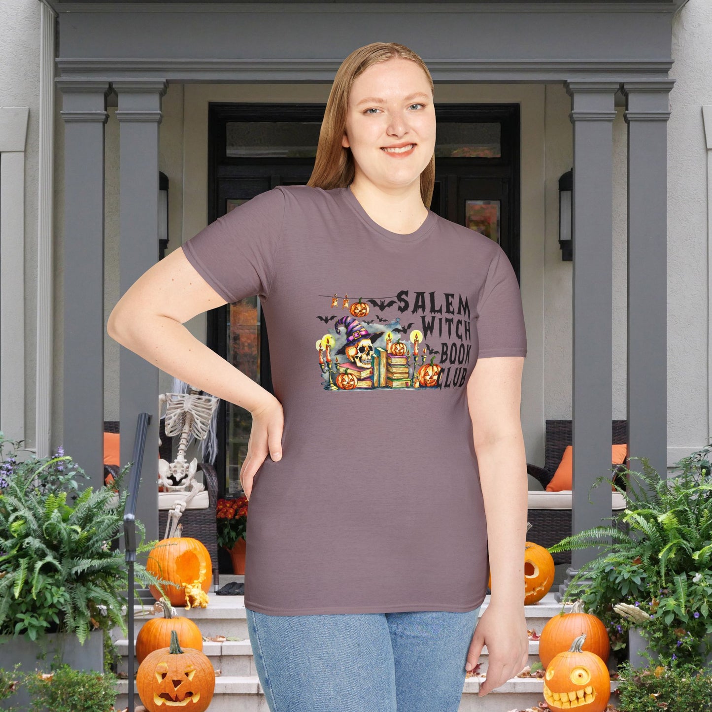 Salem Witch Book Club Adult T-shirt