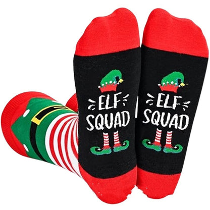 Christmas Mid-calf Cotton Socks