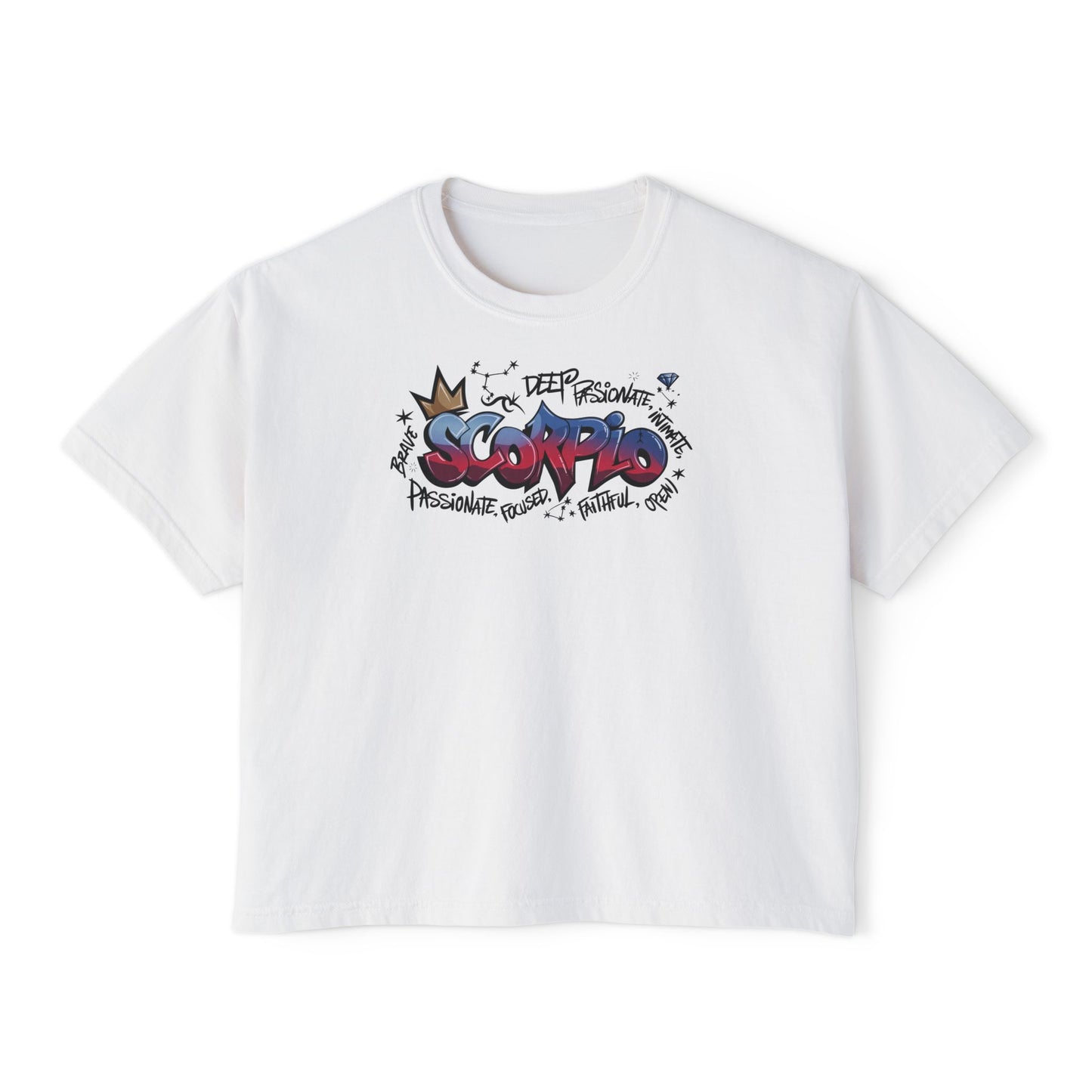Scorpio Street Art Women's Boxy Tee