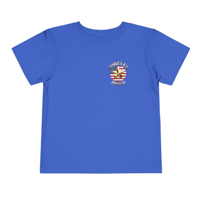 Gold Star Son Forever Proud Toddler Tee