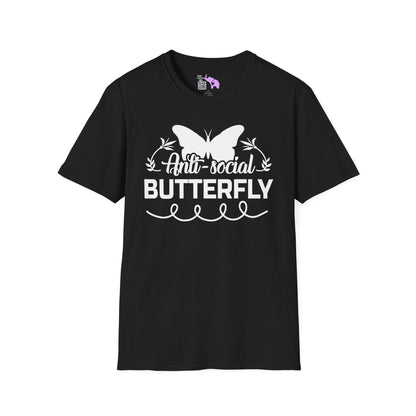 Anti-Social Butterfly Adult T-shirt