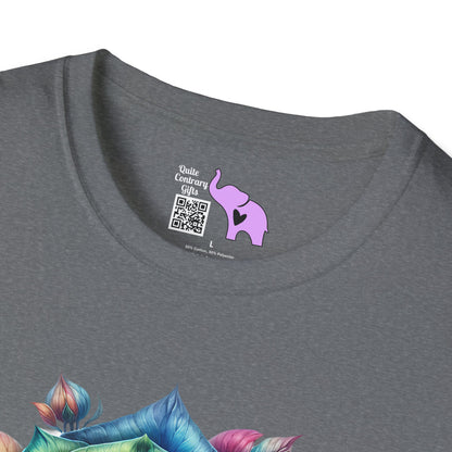 Colorful Rose Adult T-shirt