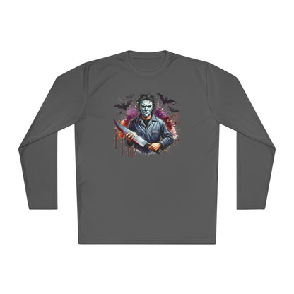 Creepy Halloween Killer Unisex Lightweight Long Sleeve Tee