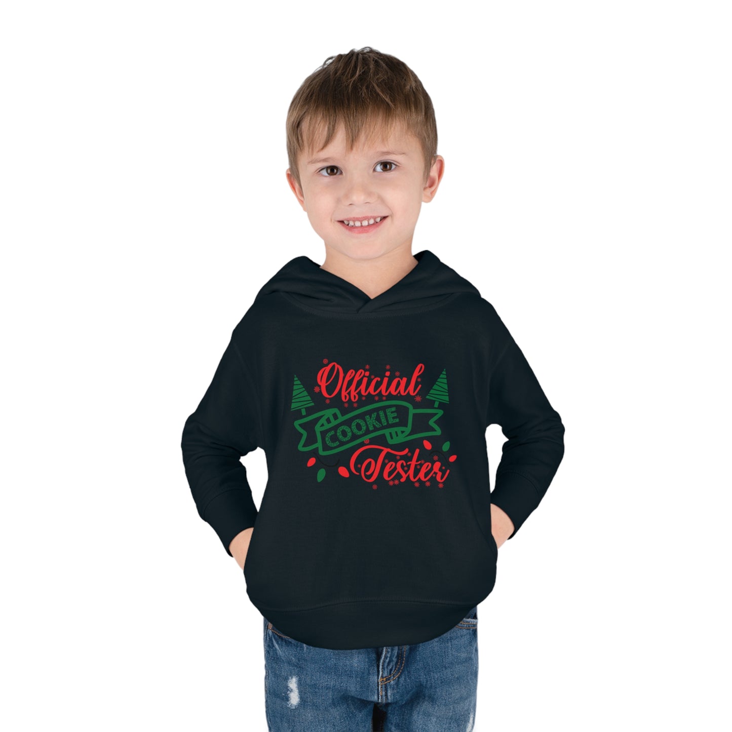 Official Cookie Tester Toddler Pullover Fleece Hoodie