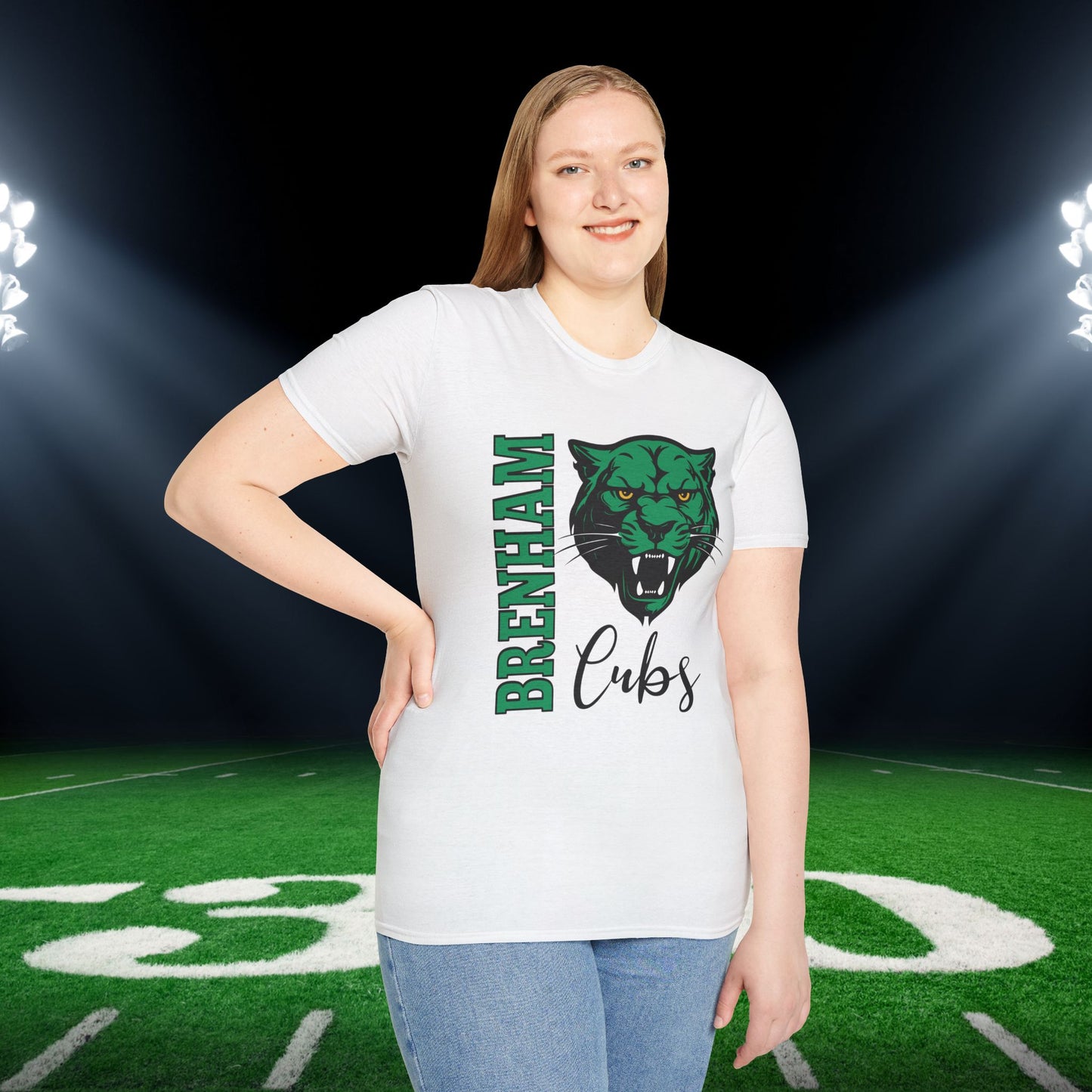 Brenham Vertical Fury Adult T-shirt