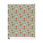 Green Checkered Christmas Custom Wrapping Paper (Karen)