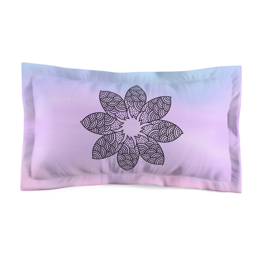 Serene Bloom Microfiber Pillow Sham