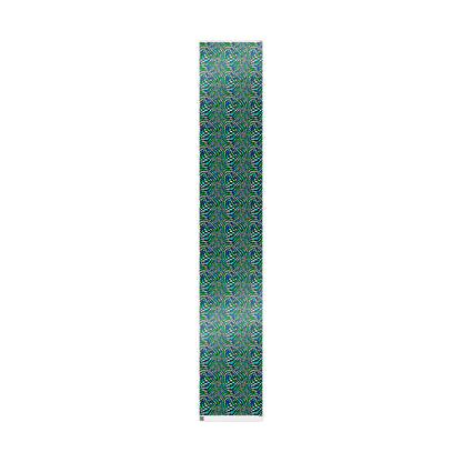 Warped Green Checkered Wrapping Paper