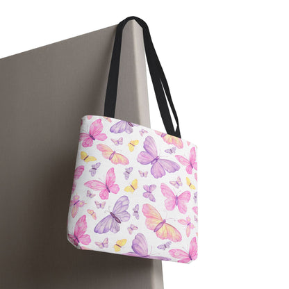 Pastel Butterfly Dreams Canvas Tote Bag