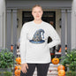 Blue & SIlver Witch Hat Adult Long Sleeve Tee