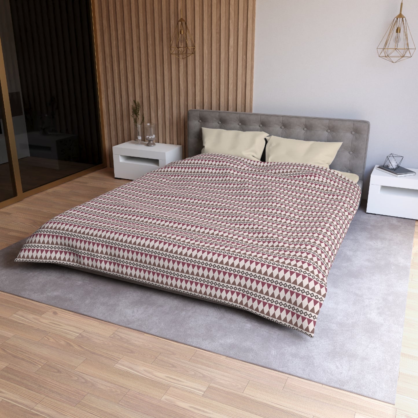 Rosewood Cairn Stripes Duvet Bedding Set