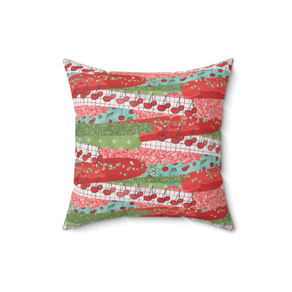 Cherry Lane Throw Pillow