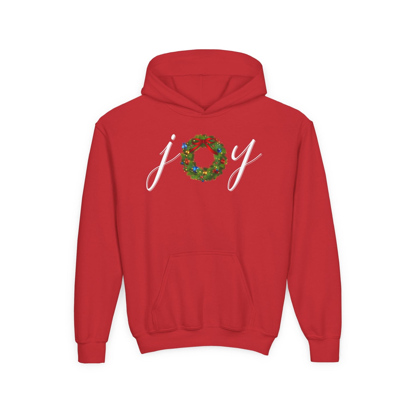 Joy w/Wreath Youth Hoodie