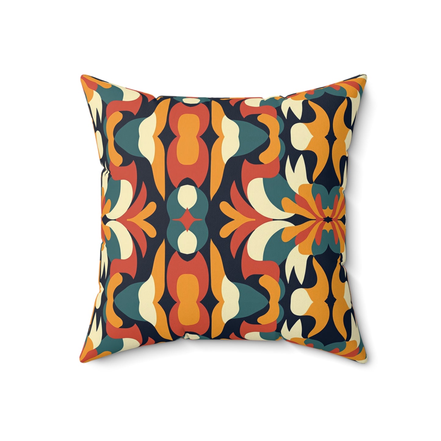 Autumn Kaleidoscope Throw Pillow