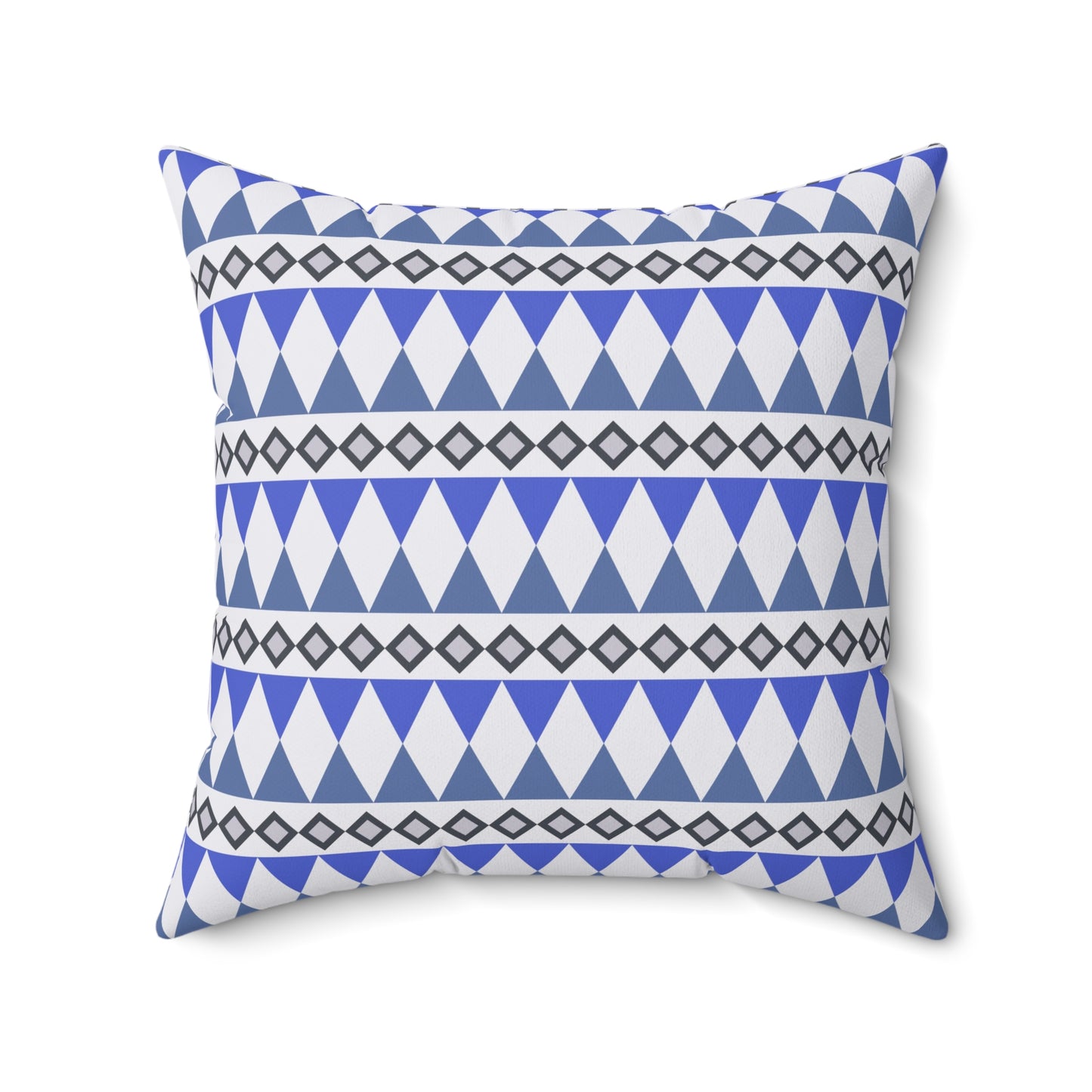 Sapphire Cairn Stripes Throw Pillow