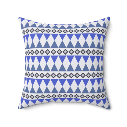 Sapphire Cairn Stripes Throw Pillow