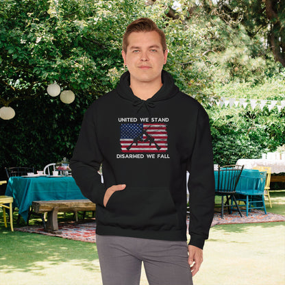 United We Stand Disarmed We Fall Heavy Blend™ Hooded Sweatshirt