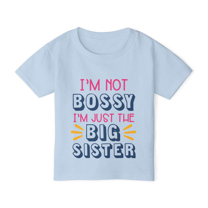 I'm Not Bossy I'm Just The Big Sister Heavy Cotton™ Toddler T-shirt