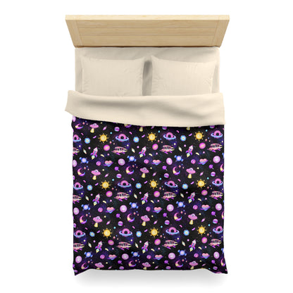 Cosmic Recess Microfiber Duvet Cover