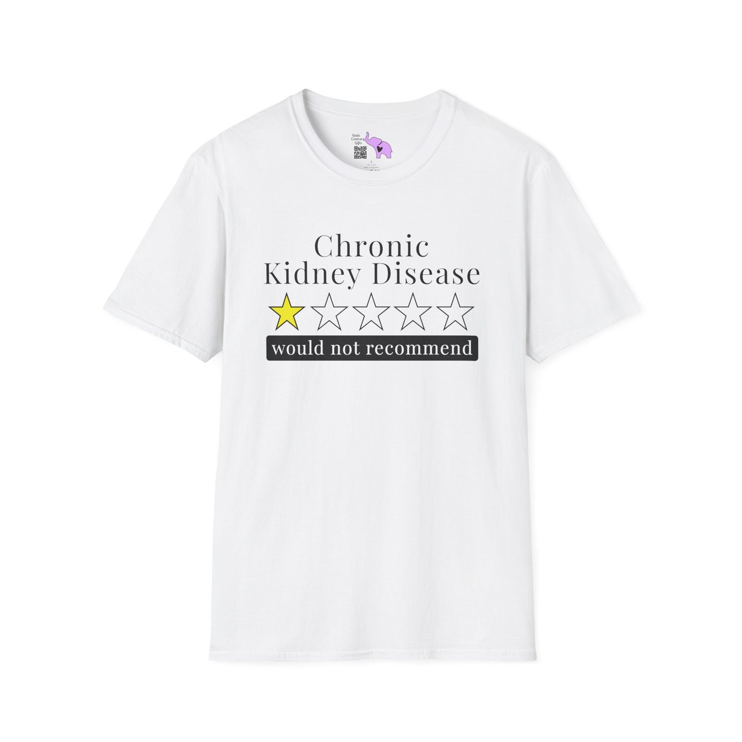 Chronic Kidney Disease 1 Star Would Not Recommend Adult T-shirt