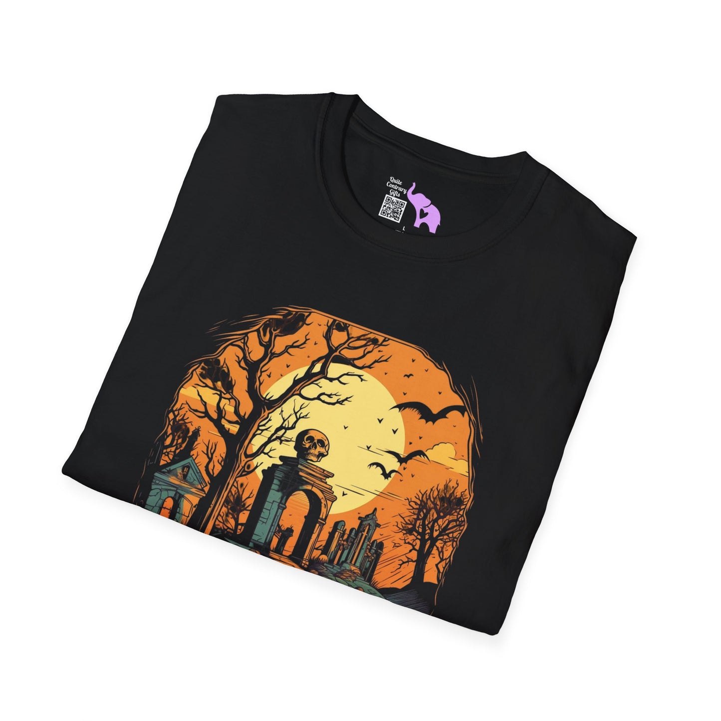 Creepy Cemetery 3 Adult T-shirt