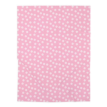 Pretty Petals & Dots Swaddle Blanket