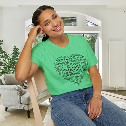 Dogs Heart Adult T-shirt