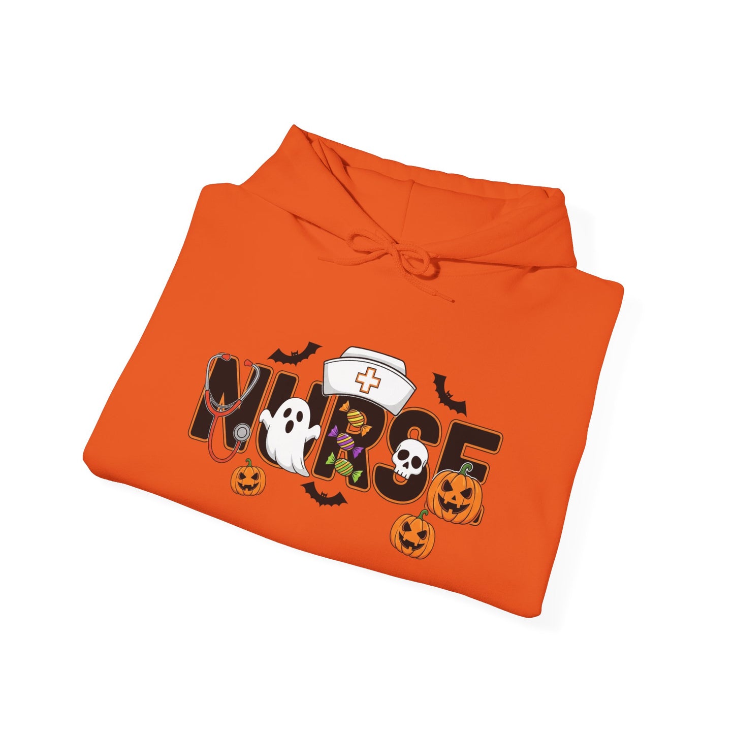 Fun Halloween Nurse Heavy Blend™ Hooded Sweatshirt