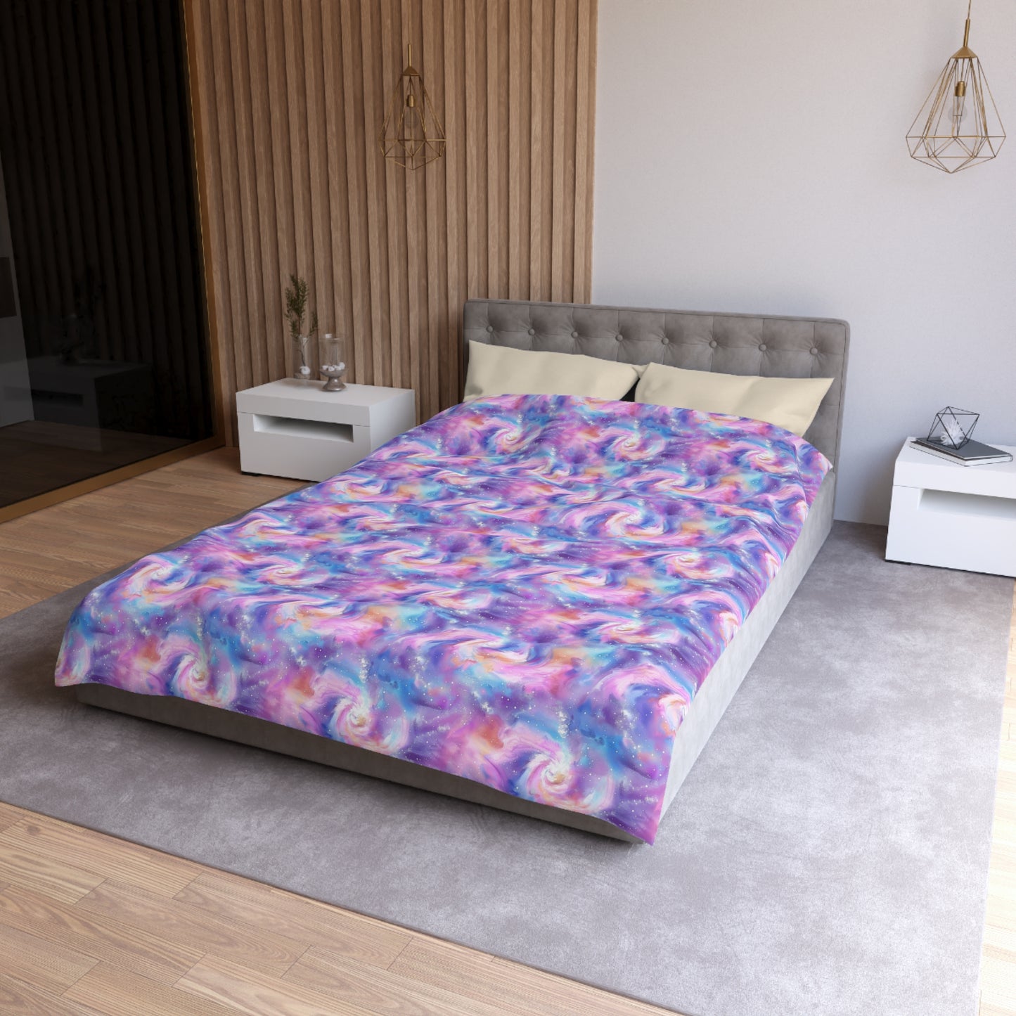 Fairy Floss Sky Microfiber Duvet Cover