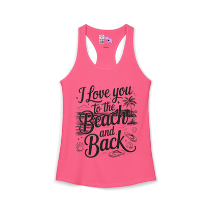 I Love You to the Beach and Back Women's Ideal Racerback Tank