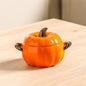 Pumpkin-shaped Ceramic Soup Bowl With Lid