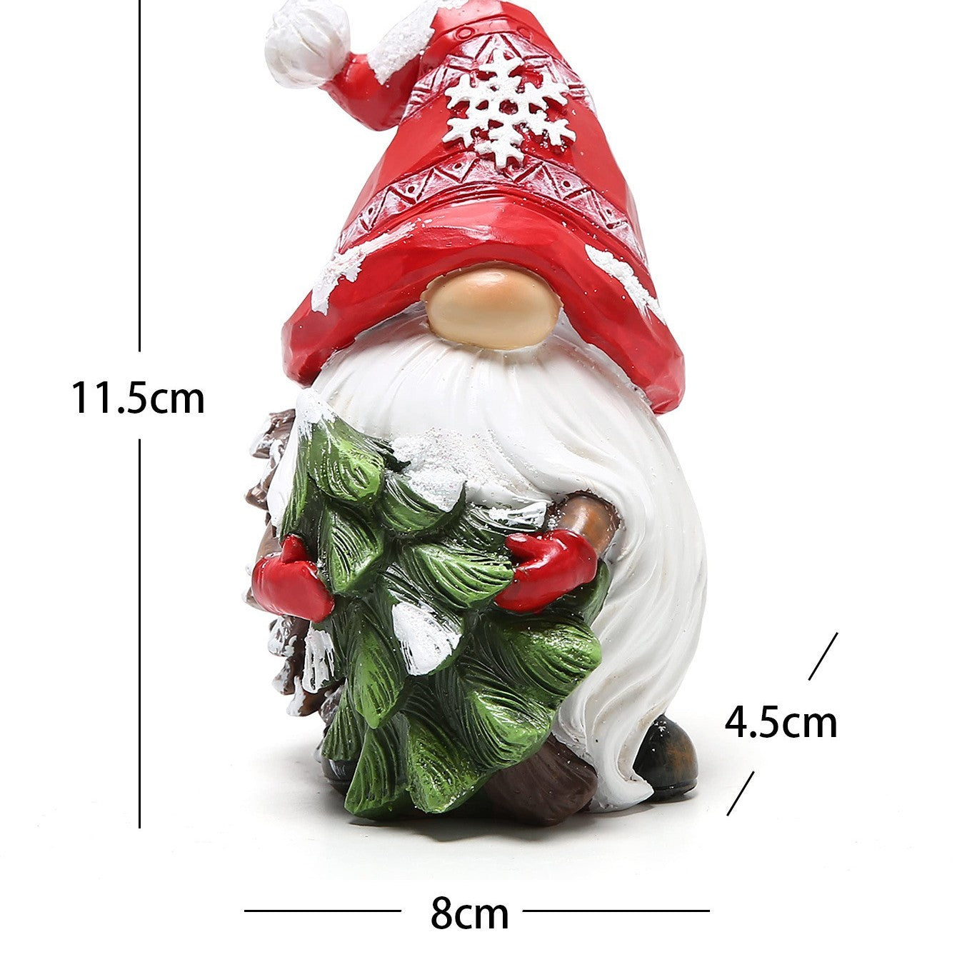 Christmas Gnome Resin Ornaments