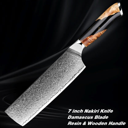 Damascus Steel Professional Chef Knife Set