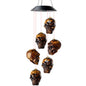Halloween Skull Solar Powered LED Light Wind Chimes