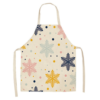 Christmas Series Cotton And Linen Aprons Variety